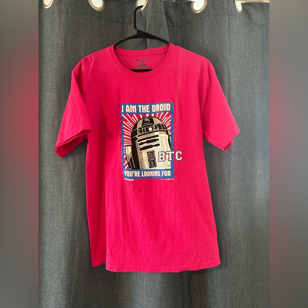 Champion Notre Dame Star Wars I’m The Droid You’re Looking For Shirt Vintage M - Picture 1 of 6